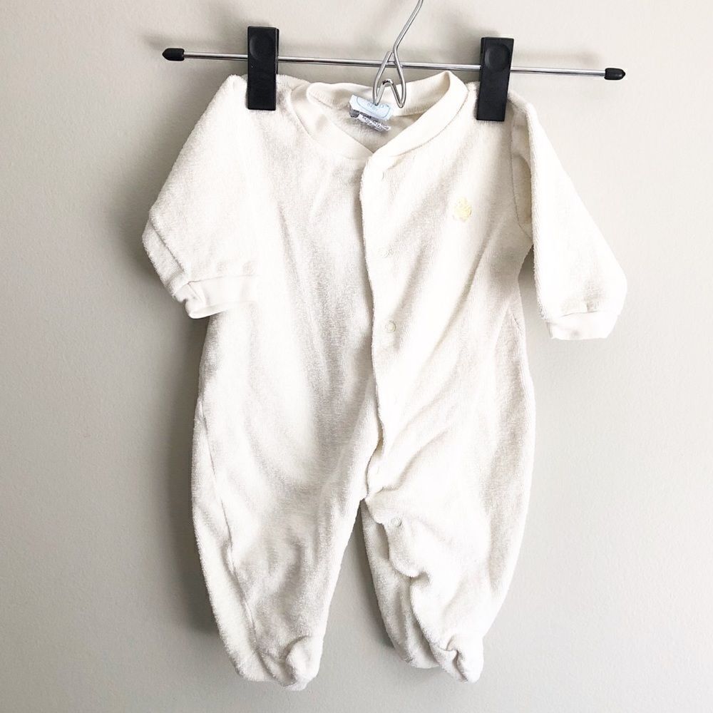 Le Top Terrycloth Duck Footie